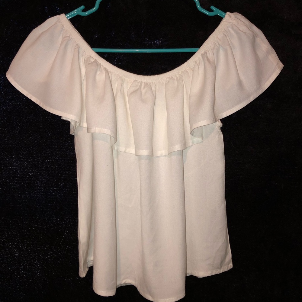 Off the shoulder blouse!